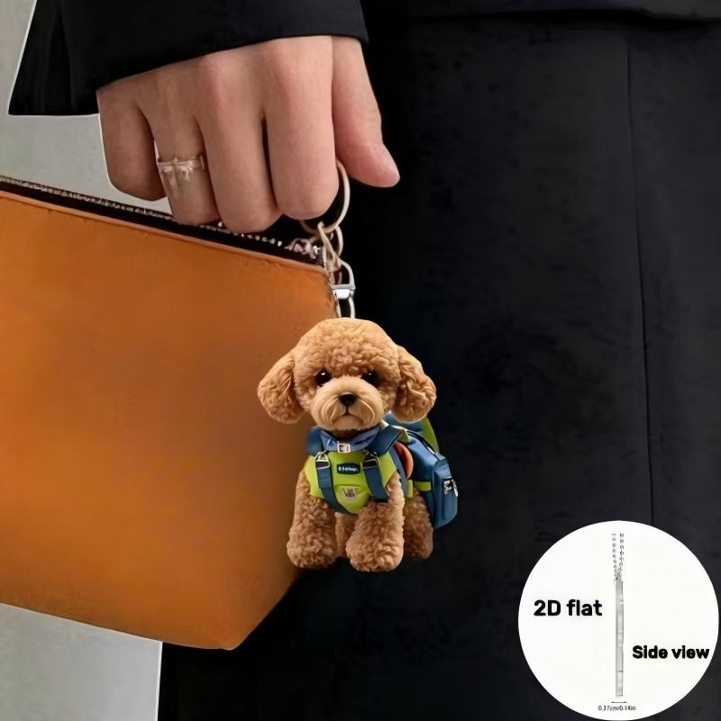 新款书包泰迪亚克力挂件【新年小礼品】